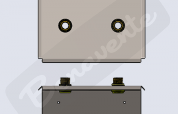 Soporte tejadillo frontal contador gas G-4 inox
