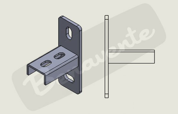 Soporte apoyo montaje strut
